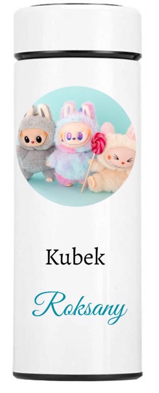 Kubek termiczny z wyświetlaczem LED i nadrukiem UV – idealny prezent dla fana Labubu